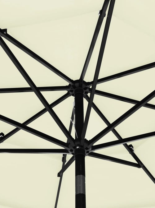 Parasol à 3 niveaux avec mât en aluminium 3 mètres - Kiabi
