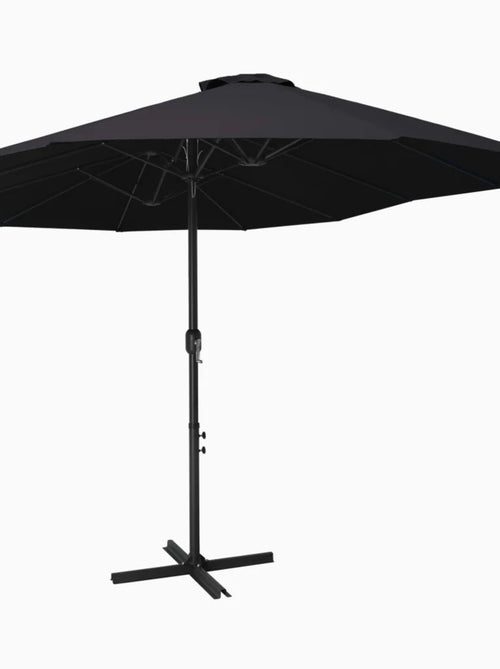Parasol à double toit droit - Kiabi