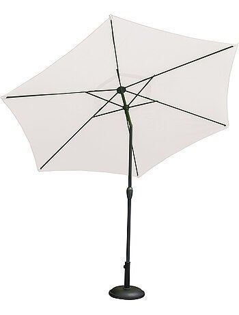 Parasol Centré et Inclinable Ø 3 m en Aluminium