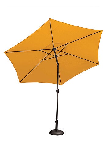 Parasol Centré et Inclinable Ø 3 m en Aluminium