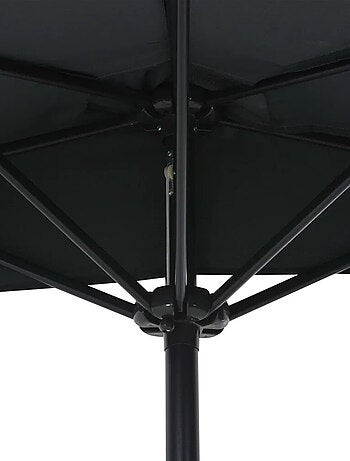 Parasol de balcon avec mât en aluminium