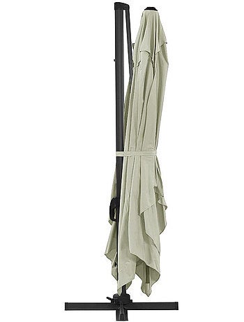 Parasol de jardin déporté en aluminium