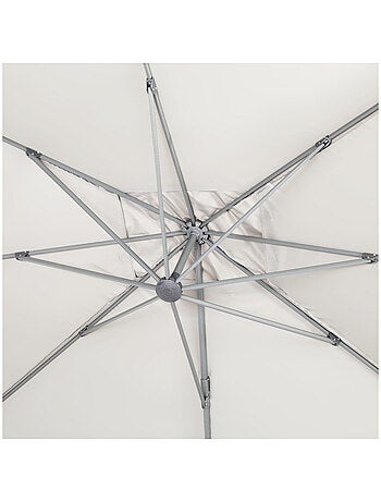 Parasol de jardin déporté en aluminium