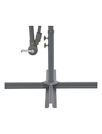 Parasol déporté Ø 300 cm avec éclairage LED