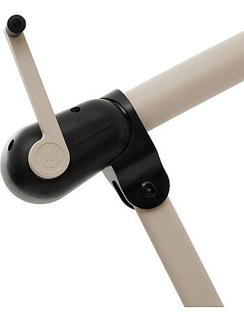 Parasol déporté carré inclinable 2,5x2,5m en aluminium rotation 360° MANOA