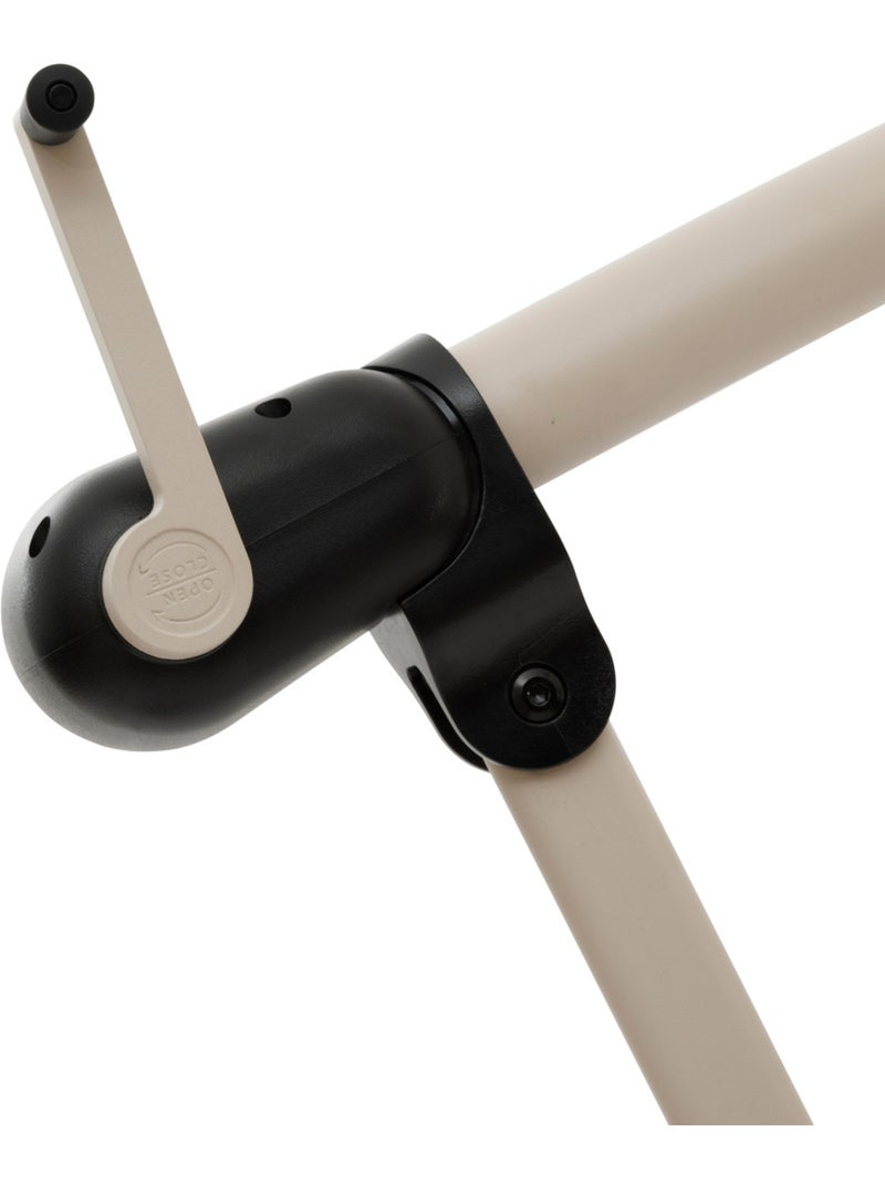 Parasol déporté carré inclinable 2,5x2,5m en aluminium rotation 360° MANOA Beige - Kiabi