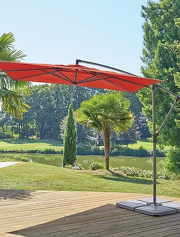 Parasol déporté carré MANOA