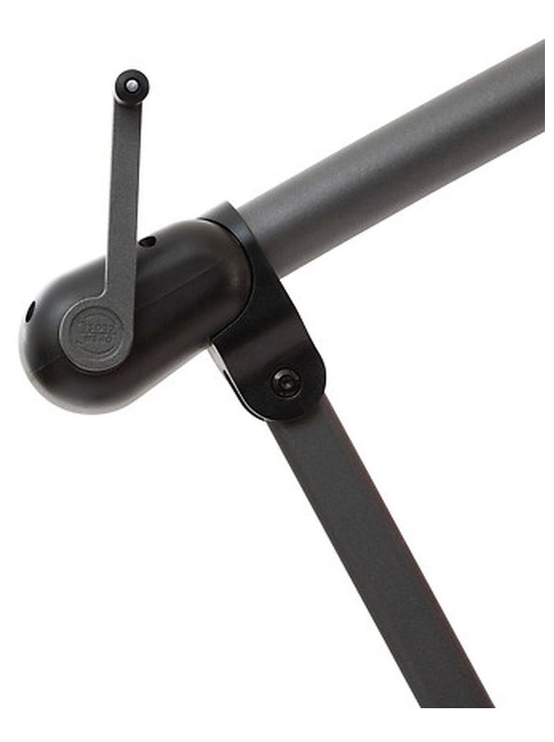 Parasol déporté carré MANOA Rouge - Kiabi