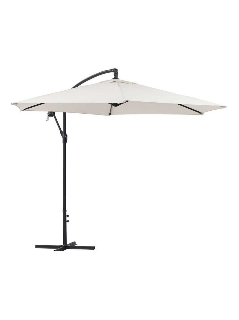 Parasol déporté "Ilios" - Ecru Ecru - Kiabi