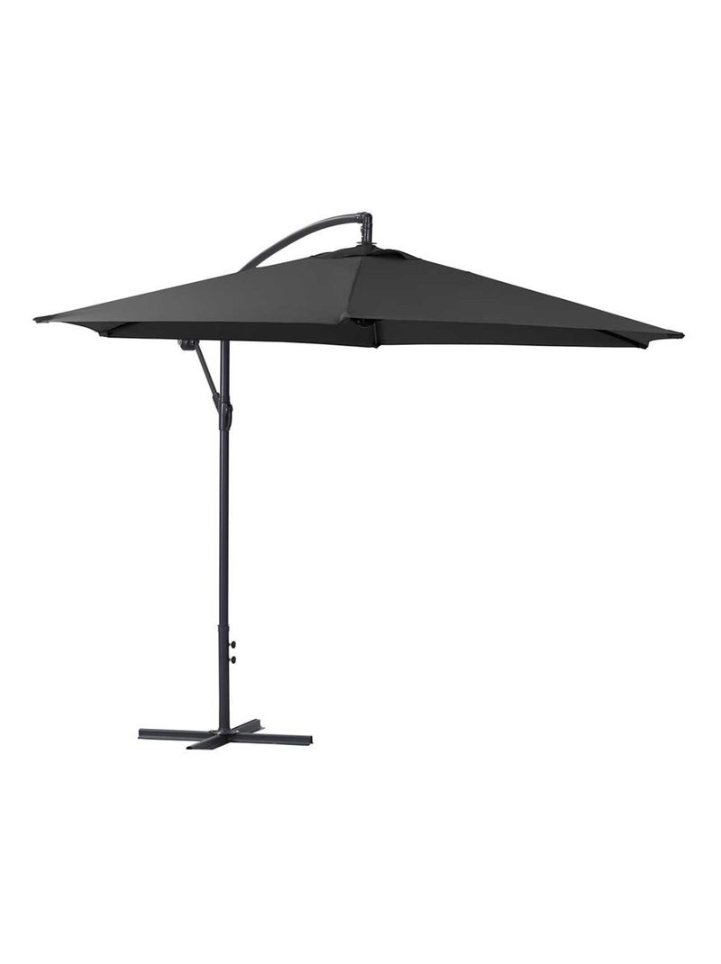 Parasol déporté "Ilios" - Noir Noir Noir - Kiabi