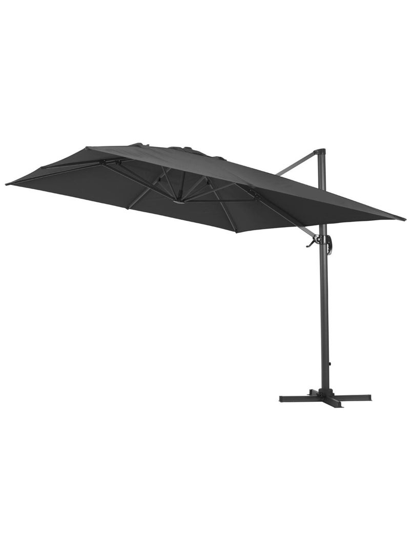 Parasol déporté Noir Noir - Kiabi