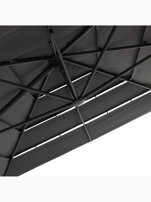 Parasol déporté rectangulaire inclinable 4x3m multi-toiles melhia - Kiabi Parasol déporté rectangulaire inclinable 4x3m multi-toiles melhia - Kiabi