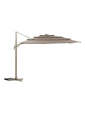Parasol déporté rectangulaire multi-toile MELHIA