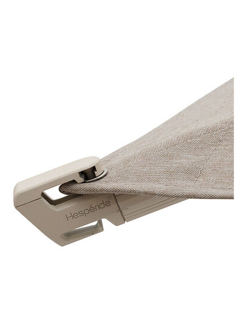 Parasol déporté rectangulaire multi-toile MELHIA Gris clair - Kiabi