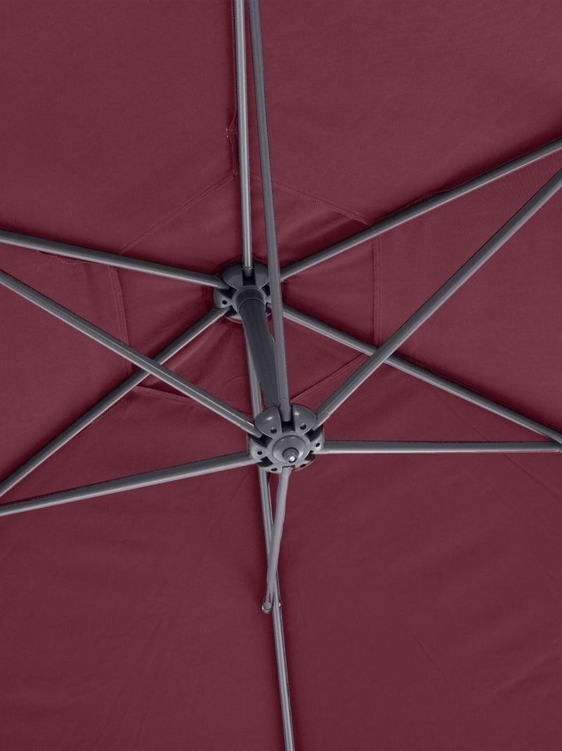 Parasol déporté rond Janeiro Bordeaux - Kiabi