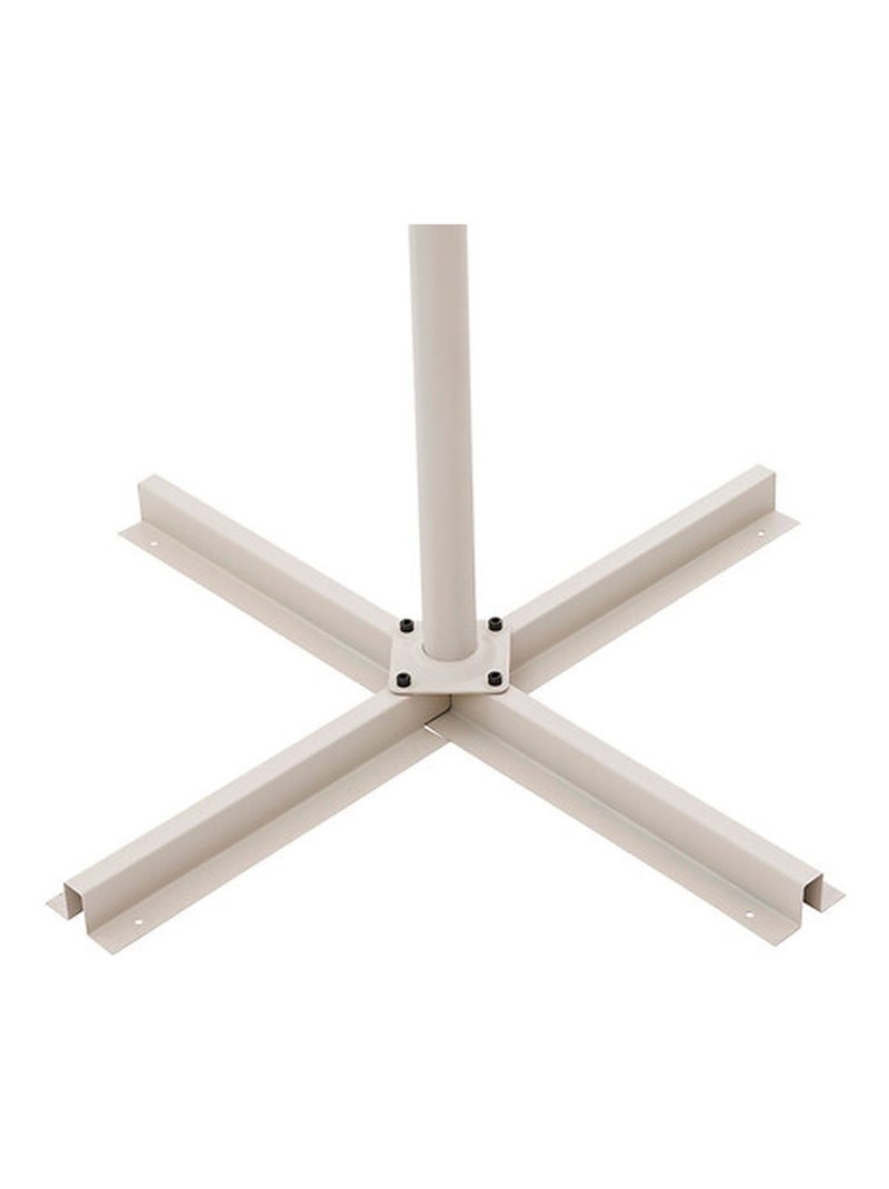 Parasol déporté rond MANOA Beige - Kiabi