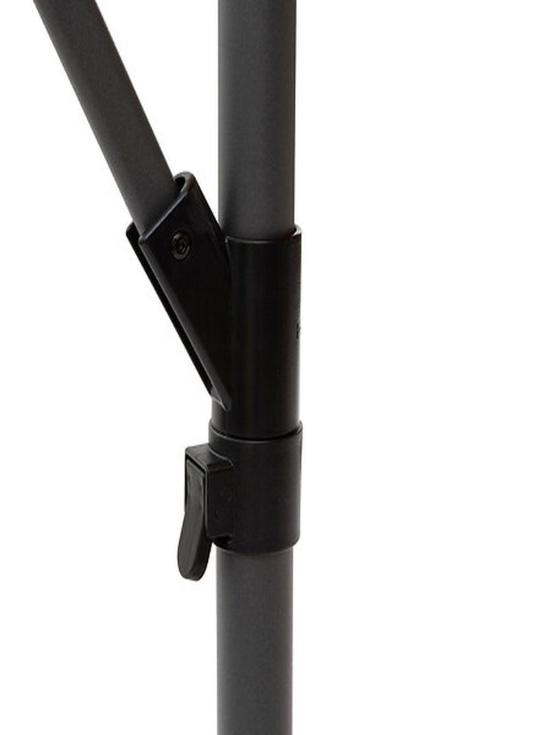 Parasol déporté rond MANOA Rouge - Kiabi