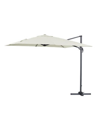Parasol déporté "Sun 3" - 3 x 3 m - Ecru