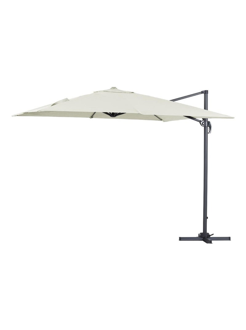 Parasol déporté "Sun 3" - 3 x 3 m - Ecru Ecru - Kiabi