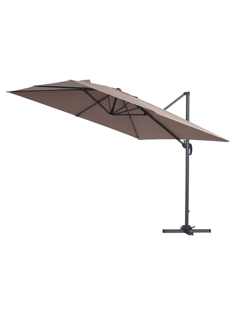 Parasol déporté Taupe - Kiabi