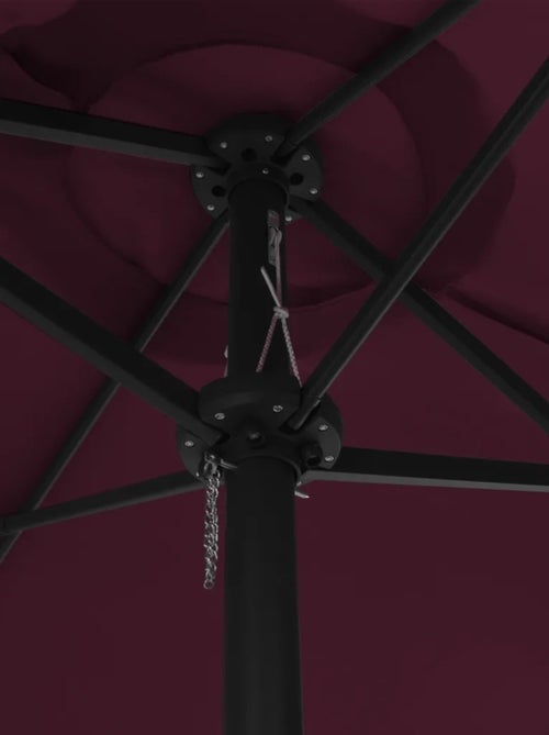 Parasol d'extérieur double toit et poteau en aluminium - Kiabi Parasol d'extérieur double toit et poteau en aluminium - Kiabi