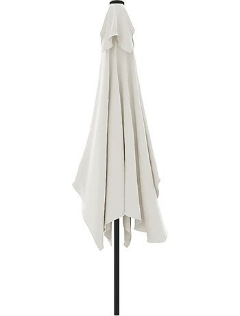 Parasol d'extérieur rectangulaire inclinable