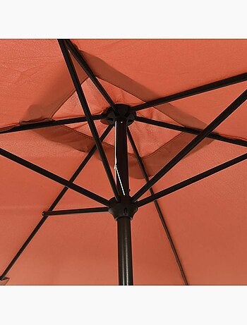 Parasol d'extérieur rectangulaire inclinable