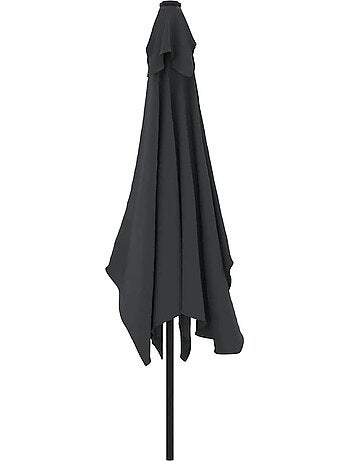Parasol d'extérieur rectangulaire inclinable