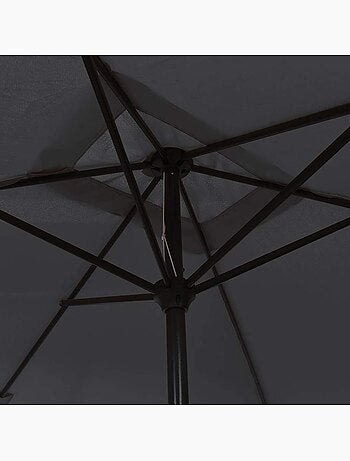 Parasol d'extérieur rectangulaire inclinable
