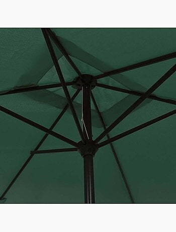 Parasol d'extérieur rectangulaire inclinable