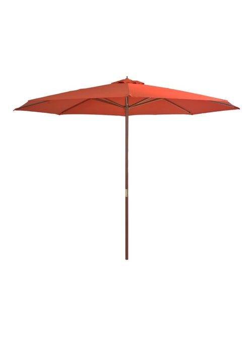 Parasol droit avec mât en bois Ø 350 cm - Kiabi