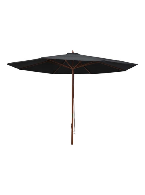 Parasol droit avec mât en bois Ø 350 cm - Kiabi Parasol droit avec mât en bois Ø 350 cm - Kiabi