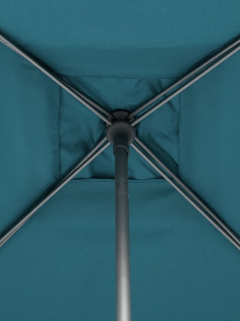 Parasol droit carré inclinable SOYA Bleu - Kiabi