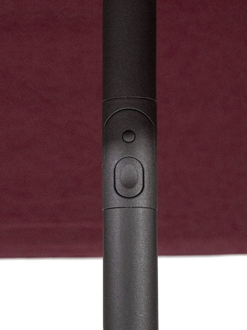 Parasol droit carré inclinable SOYA Bordeaux - Kiabi