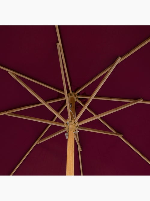 Parasol droit rond en bois TINAEI - Kiabi Parasol droit rond en bois TINAEI - Kiabi