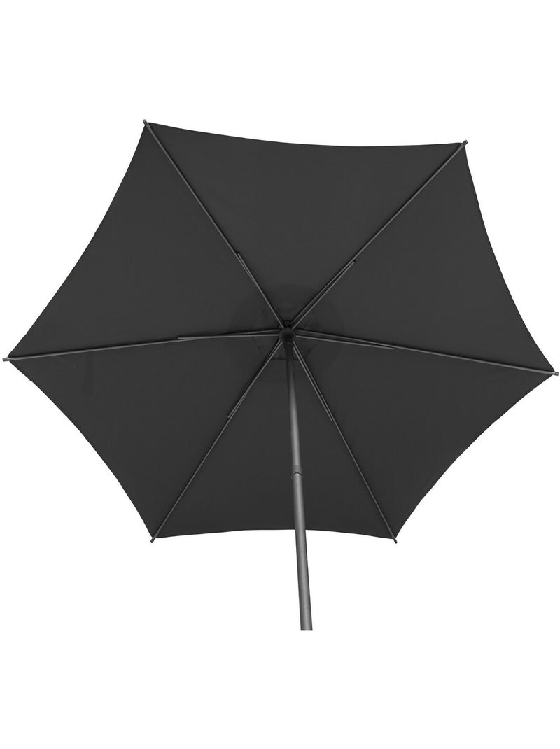 Parasol droit rond inclinable 2,7m SOYA Ardoise - Kiabi