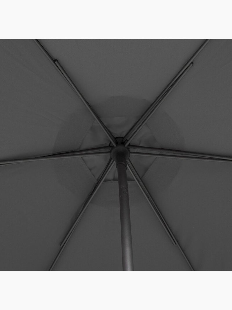Parasol droit rond inclinable 2,7m SOYA Ardoise - Kiabi