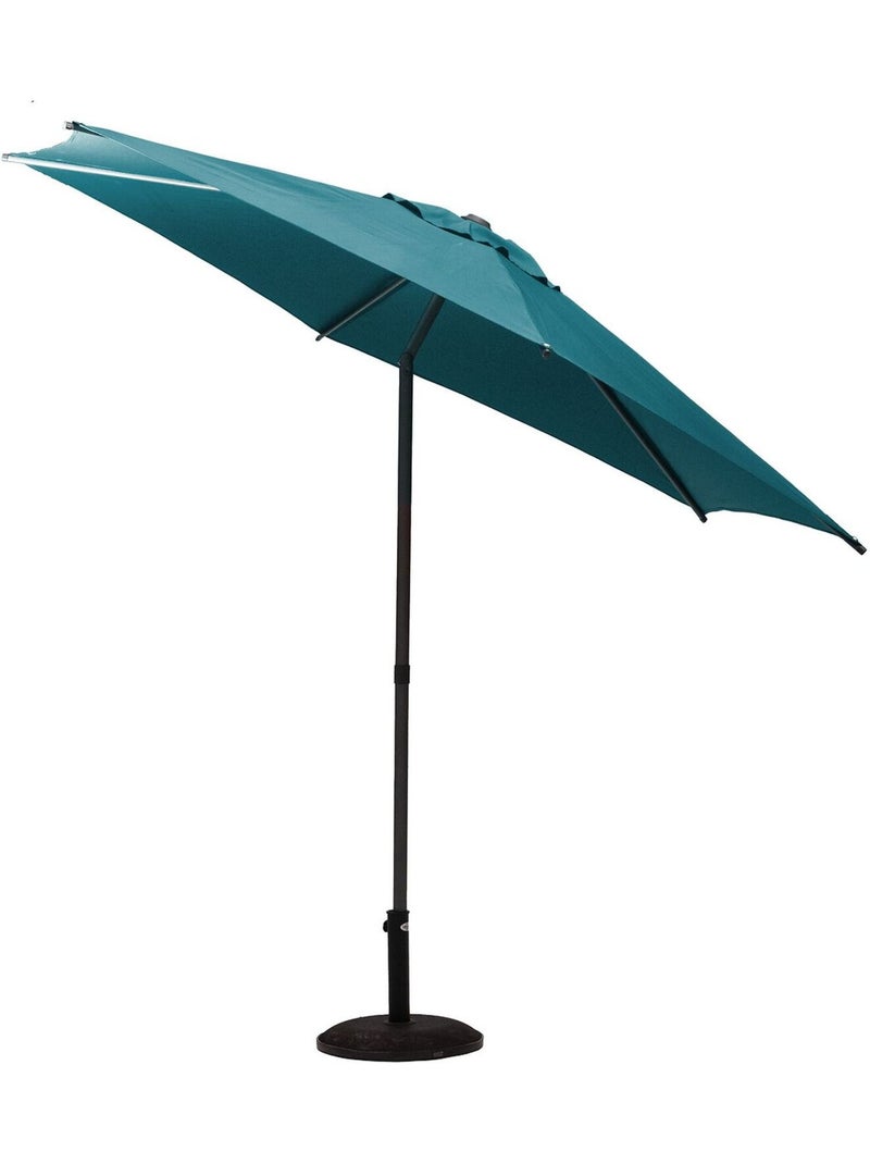 Parasol droit rond inclinable SOYA Bleu - Kiabi