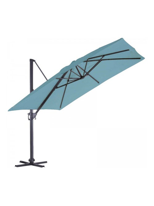 Parasol en Aluminium à Pied Déporté de 3 x 3 m - Kiabi Parasol en Aluminium à Pied Déporté de 3 x 3 m - Kiabi