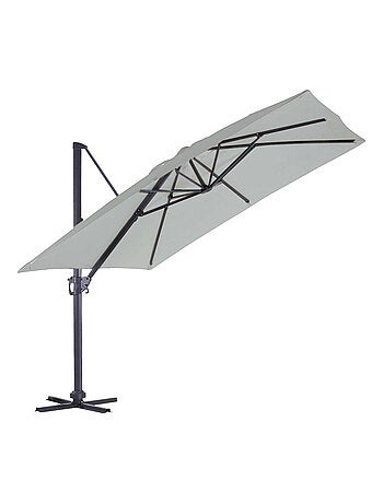 Parasol en Aluminium à Pied Déporté de 3 x 3 m