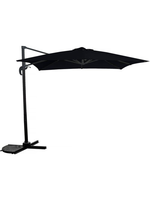 Parasol jardin déporté - 2.5 x 2.5 m - Noir - Kiabi Parasol jardin déporté - 2.5 x 2.5 m - Noir - Kiabi