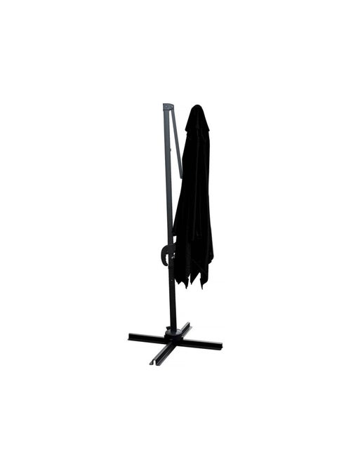 Parasol jardin déporté - 2.5 x 2.5 m - Noir - Kiabi Parasol jardin déporté - 2.5 x 2.5 m - Noir - Kiabi