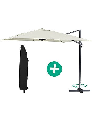 Parasol jardin déporté Alu