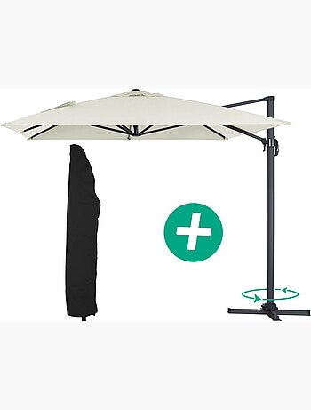 Parasol jardin déporté Alu