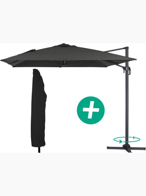 Parasol jardin déporté Alu - Kiabi Parasol jardin déporté Alu - Kiabi