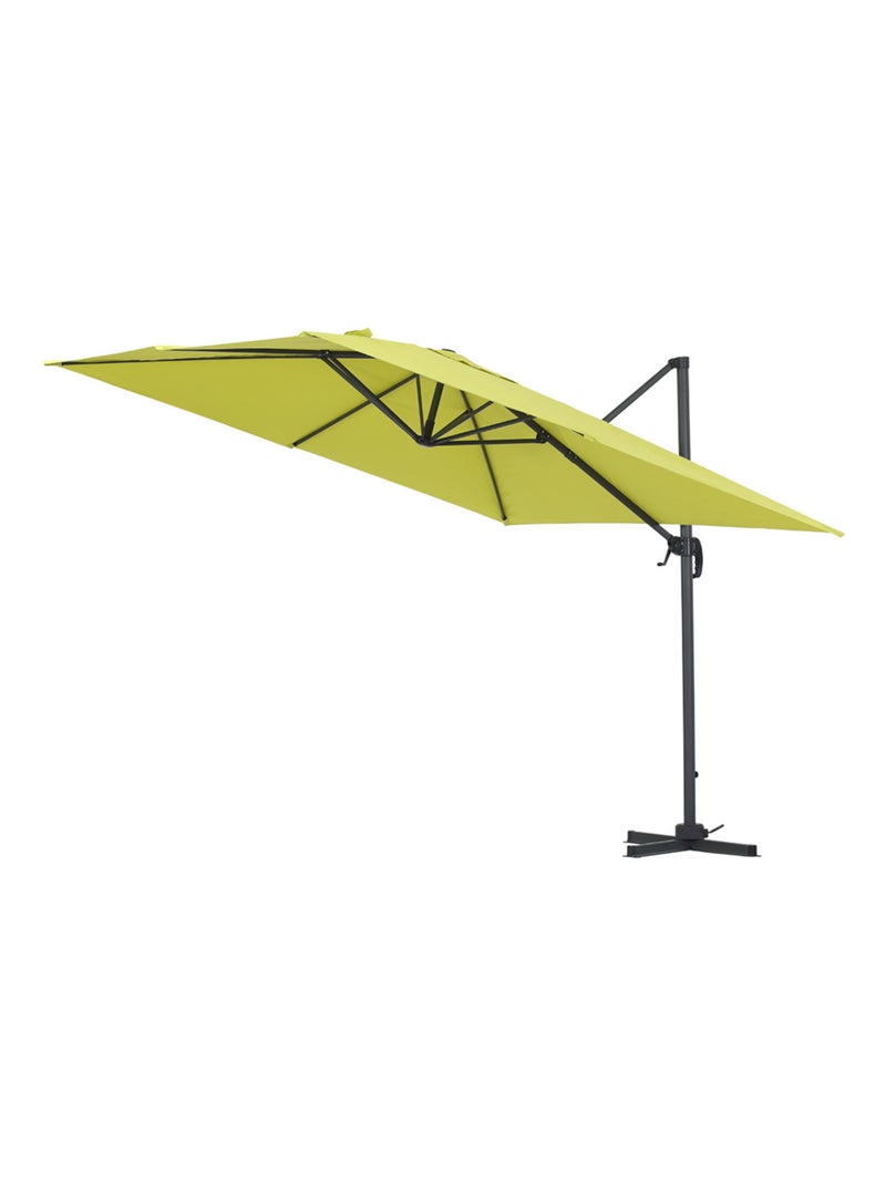 Parasol jardin déporté alu "Sun 3" 3 x 3 m - Vert Vert - Kiabi