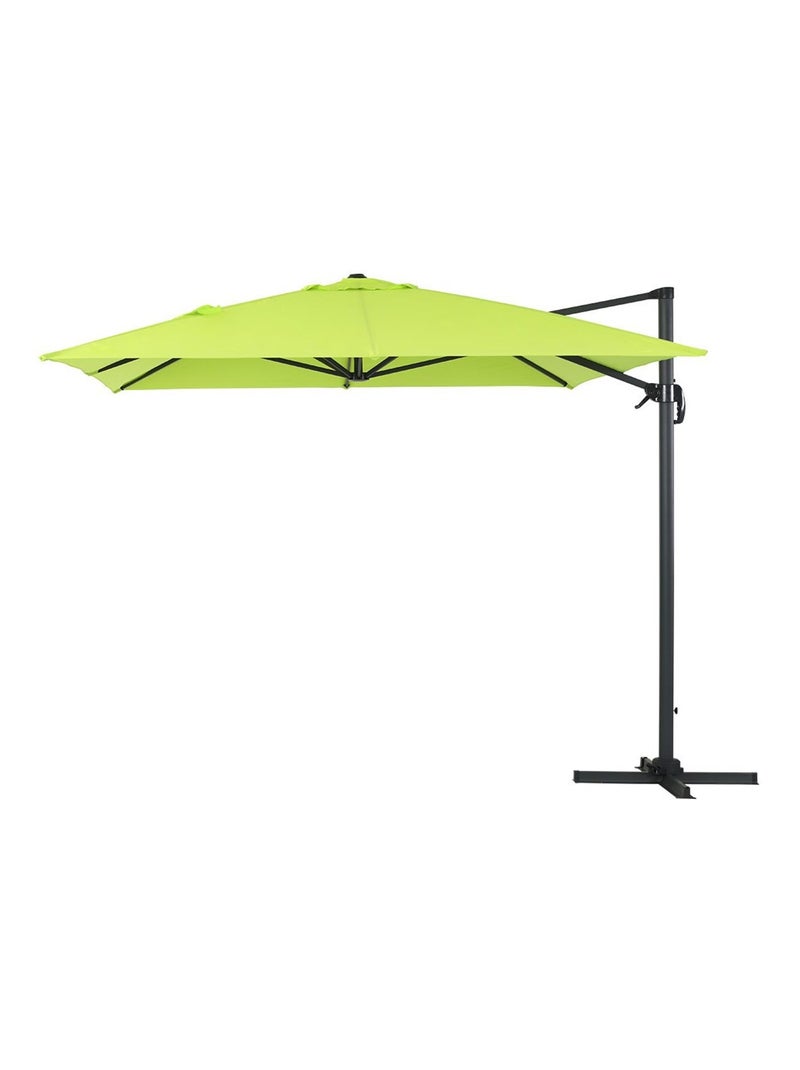 Parasol jardin déporté alu "Sun 4" 3 x 4 m - Vert Vert - Kiabi