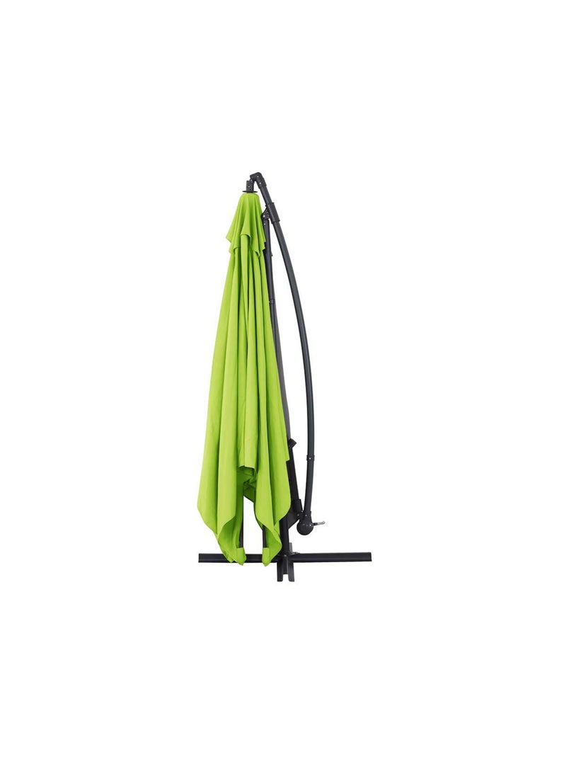 Parasol jardin déporté  Alu Vert - Kiabi