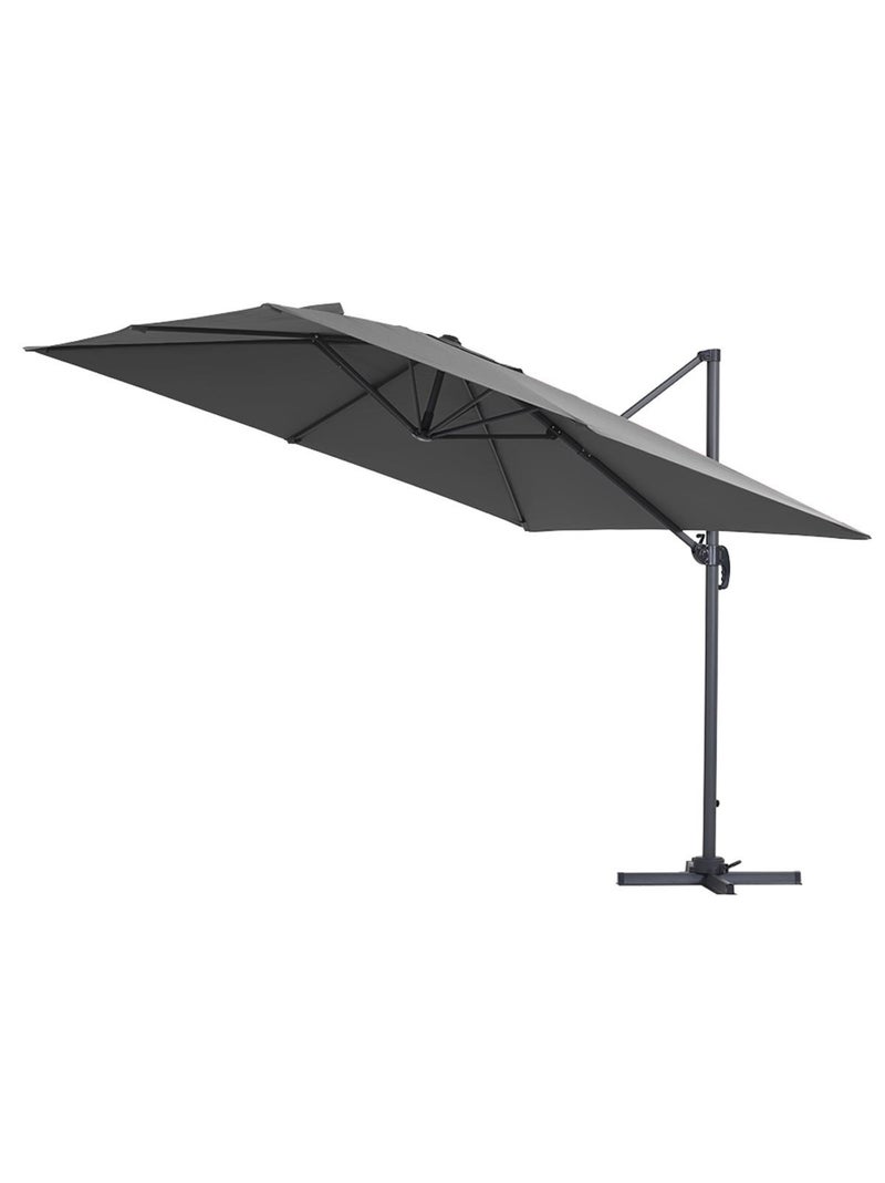 Parasol jardin déporté Gris - Kiabi