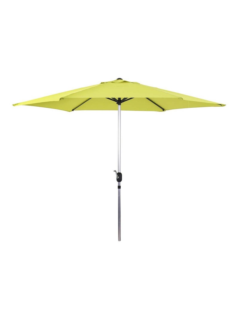 Parasol jardin droit Alu "Sol" - Rond - Ø 3m - Vert Vert - Kiabi